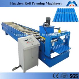 Corrugated Long Span Roofing Sheet Roll Forming Machine with Chain Drive
