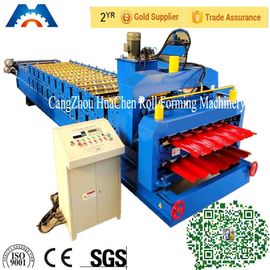 PPGI Steel Two Layer Corrugated Roof Sheeting Machine