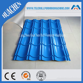 Color Steel Glazed Tile Roll Forming Machine / Roof Wall Cladding Roll Former Machine
