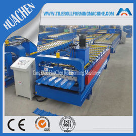 Hydraulic Roofing Sheet Roll Forming Machine , Sheet Metal Roll Former Machinery