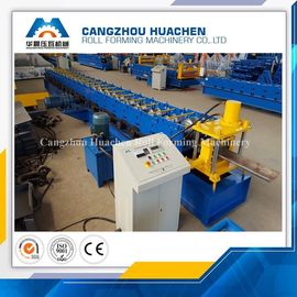High Performance Door Frame Roll Forming Machine PLC Control With Hydraulic Cutting