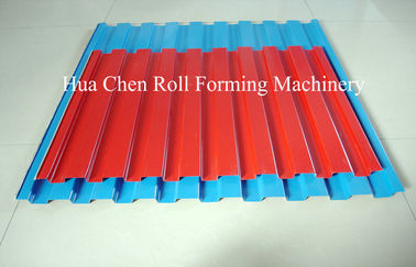3kw Color Steel Plate Rolling Shutter Machine 18rows PLC Control