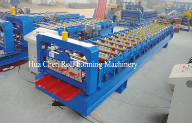 EURA PLC Single Deck Color Steel Roofing Sheet Roll Forming Machine With 1000mm Width