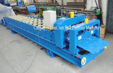 380V Power Hydraulic Arc Sheet Metal Roll Forming Machines 15 Roller Station For Africa