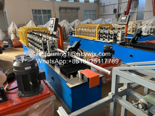Strip Purlin 1.2 Mm Ceiling Roll Forming Machine Plc Computer Control