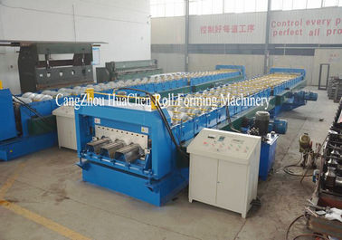 28 Roll Stations Floor Deck Roll Forming Machine For Construction Floor