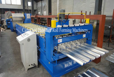3 Phase Trapezoid Roofing Sheet Roll Forming Machine For 1200mm