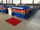 Servo Motor Glazed Tile Roll Forming Machine 4 Meter / Min With 18 Rows