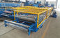 HC12 0.3 - 0.8mm Blue Double Layer Roll Forming Machine For Roof Cladding