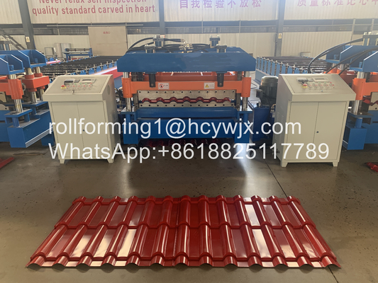 Hydraulic Cuting Cold Roll Forming Equipment Profile Roofing Making