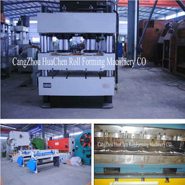 Stone Coated Metal Rood Tile Roll Forming Production Line High Capacity