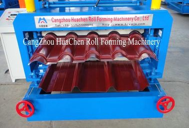 Color Steel Galvanized Double Layer Roll Forming Machine , Roof Panel Roll Form Equipment