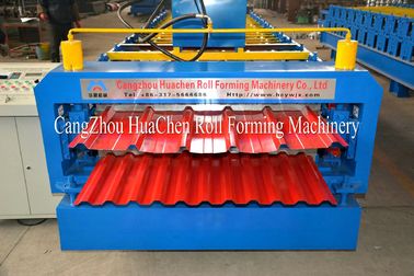 Auto Stacker Double Layer Roll Forming Machine with Hydraulic Decoiler , 15m / min