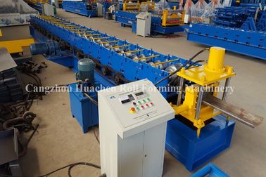 Steel Security Door Frame Roll Forming Machine with 14 Steps , 85 mm Effective Width