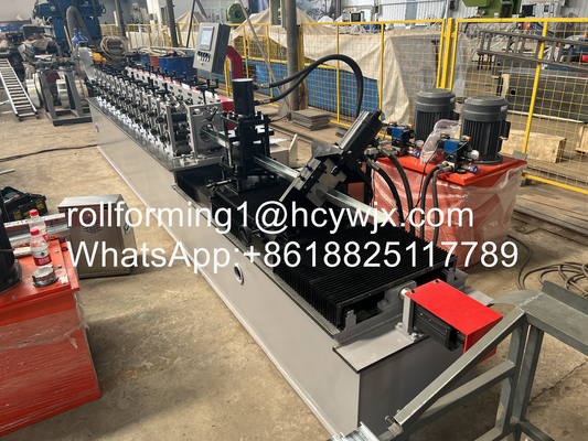 380v 50hz Stud And Track Machine 10 Rows Plc Control Steel