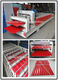 Automatic Steel Double Layer Roll Forming Machine / Machinery Low Noise