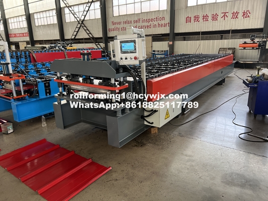 380v 3 Phase 50hz Roofing Sheet Roll Forming Machine For Thickness 0.3-0.8mm