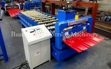 Fast Speed Color Steel Roof Sheet Roll Forming Machine With High Capacity