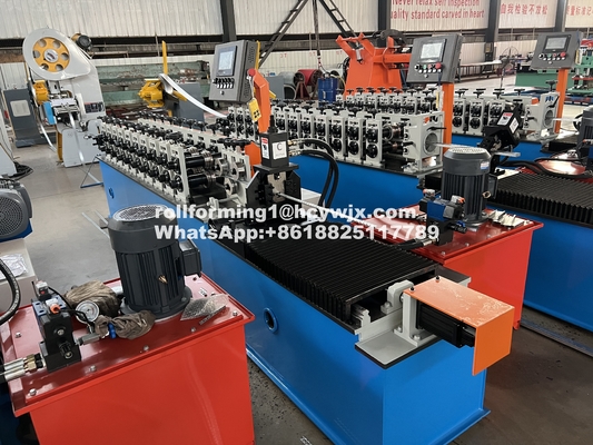 Gear Transmitted Drywall Roll Forming Machine Hydraulic Cutting