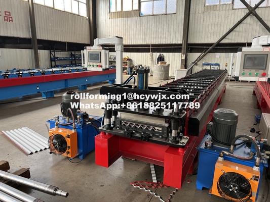 Efficient Robust Corrugated Roll Forming Machine With H Beam Machine Base