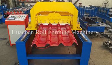2 - 4 m / Min 6.5T Steel Glazed Tile Roll Forming Machine 10 Years Life Time