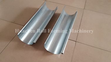 Color Sheet Steel Metal Rain Gutter Roll Forming Equipment 22 Rows Rollers