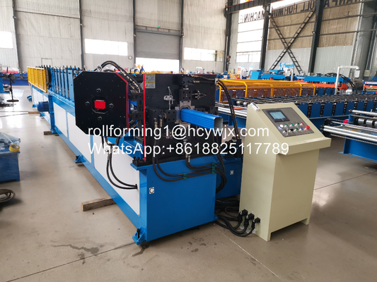 High Precision Downspout Roll Forming Machine with Cr12 Roller Material and Delta PLC