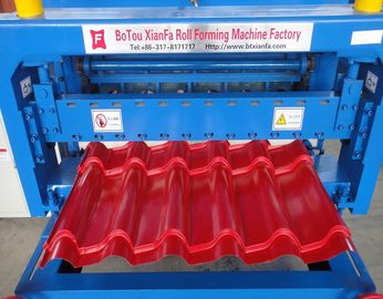 Professional Automatic Metal Roof Glazed Tile Roll Forming Machine 2-4m/Min