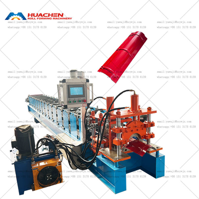 Metal Roofing Sheet Making Roof Steel Ridge Cap Roll Forming Machine