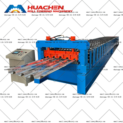 Corrugated Roof Sheet Making Maquina Para Hacer Teja Floor Deck Roll Forming Machine