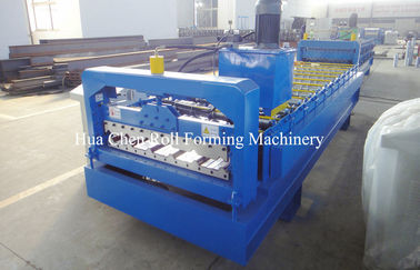 Auto Color Steel Roofing Sheet Metal Roll Forming Machines / Equipment In Plant