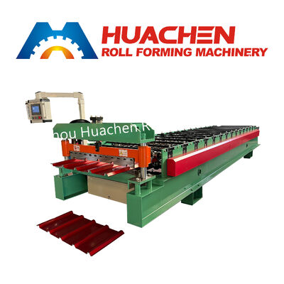 High-strength metal roll single-layer roof tile forming machine, corrugated sheet rolling forming machine