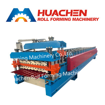 Roof panel and wall panel sheet forming machine