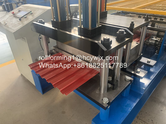 614mm Plc 9.5kw Shutter Door Roll Forming Machine