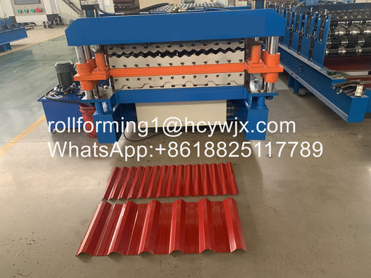 Feeding Table 15m/Min Double Layer Roofing Sheet Roll Forming Machine