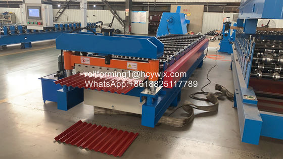 Roof Sheet 1200mm Plc Wall Panel Roll Forming Machine