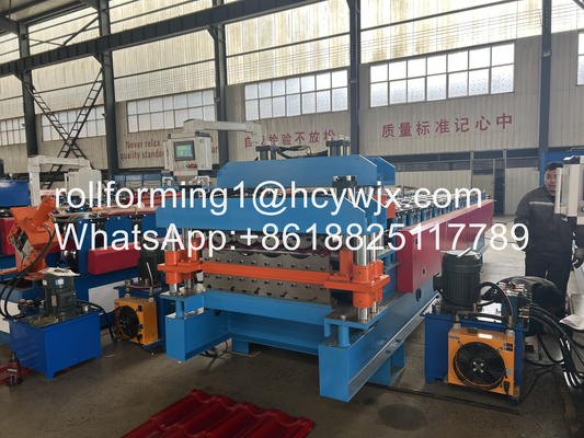 Metal Roofing Double Roll Forming Machine High Output