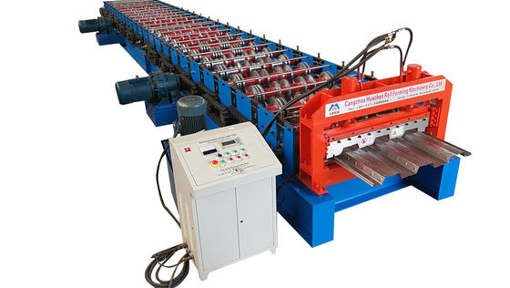 Quality  Long Life Precise Steel Floor Deck Roll Forming Machine with CE factory