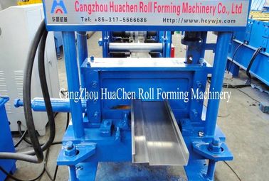 3 Tons Shutters Door Frame Roll Forming Machine 180mm Width With PLC Control