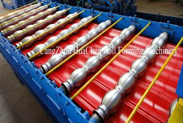 MetalSheet Roll Forming Machine 0.3 - 0.8mm Automatic Hydraulic Cutting