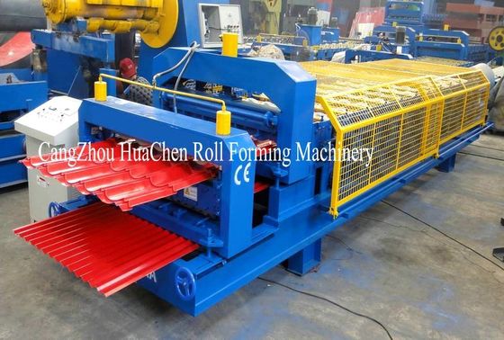 Double Layer Roll Forming Machine for Roofing Sheet Making with 1250mm Width PLC Control and 20m/min Productivity