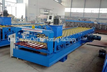 Steel Plate Corrugated Roll Forming Machine Mitsubishi PLC Roll Former