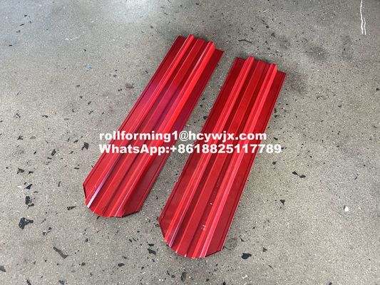 Fence Pickets Roll Forming Machine with Hydraulic Cutting PLC Control and 0.3-0.6mm Material Thickness