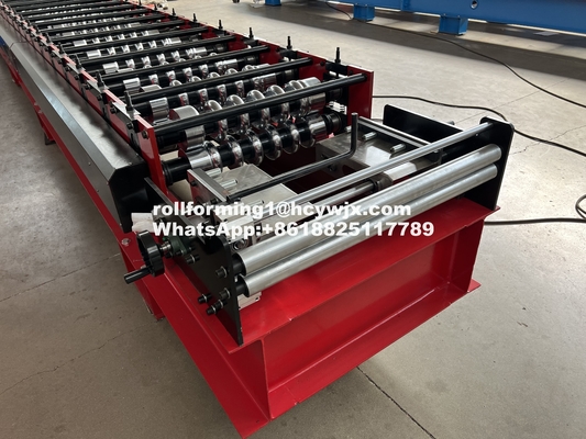 Chain Transmission Corrugated Sheet Rolling Machine 220V With Omron Encoder