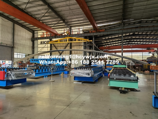 Super Span Arched Roof Cold Roll Forming Equipment Machine 15m/Min