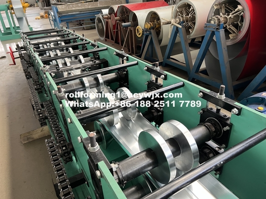 Advanced Purlin Roll Forming Machine 14-18 Stations For Customizable Size