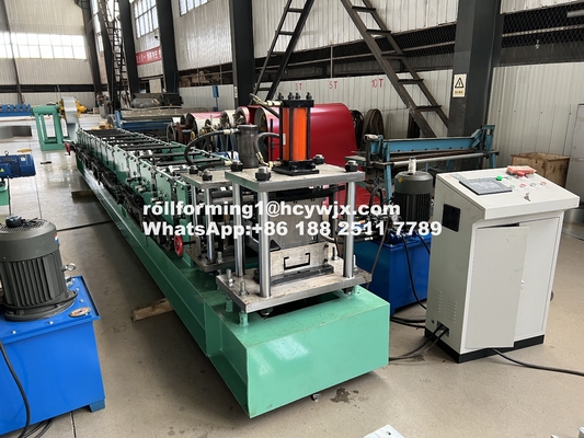 Advanced Purlin Roll Forming Machine 14-18 Stations For Customizable Size