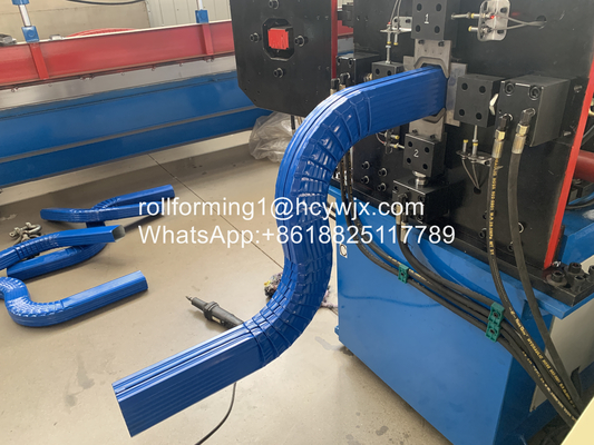 Square Downspout Roll Forming Machine 0.45-0.6mm Material Thickness