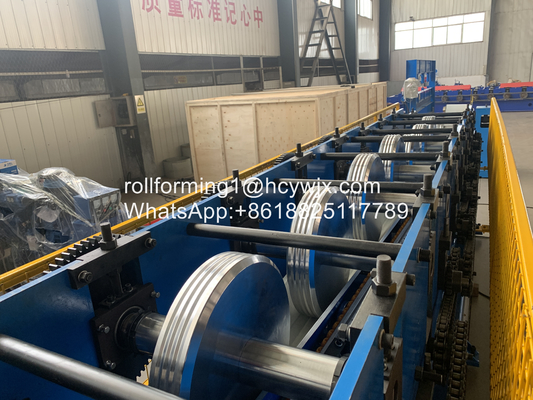 Square Downspout Roll Forming Machine 0.45-0.6mm Material Thickness