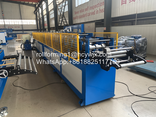 Square Downspout Roll Forming Machine 0.45-0.6mm Material Thickness